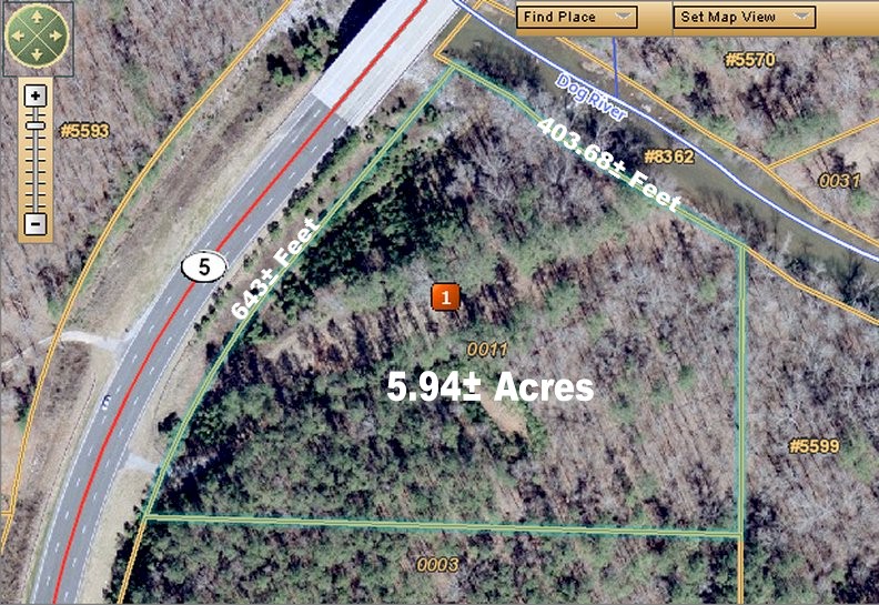 #6025 - 5.94 Acres At Dog River & Highway 5, Douglasville, Georgia